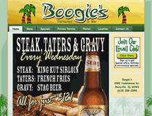 Tablet Screenshot of boogiesrestaurant.com